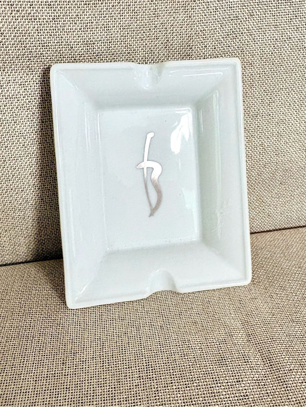 Vintage Royal Limoges Hotel Fouquet’s Barrière Paris Porcelain Ashtray
